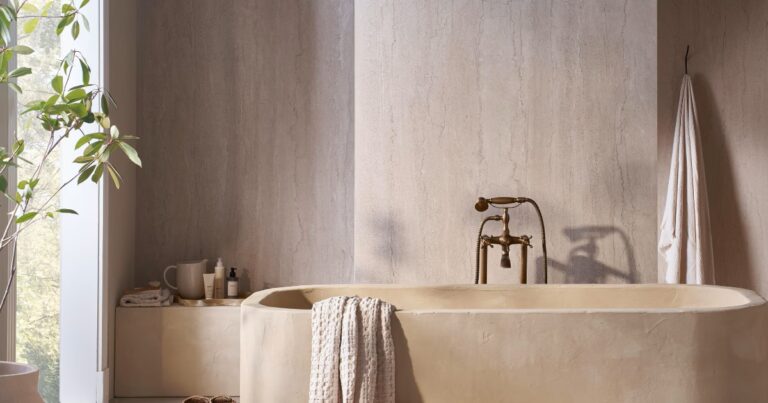 vtwonen Portland Travertine travertijnlook